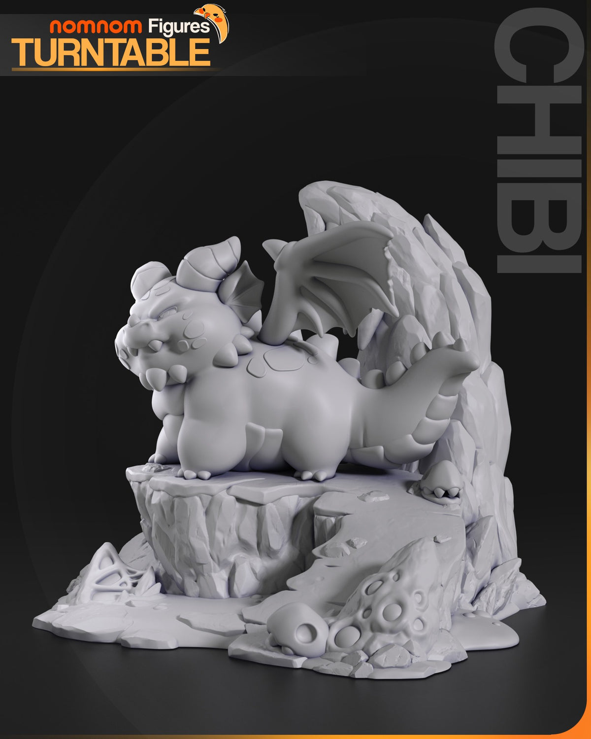 Chibi Themberchaud resin figure