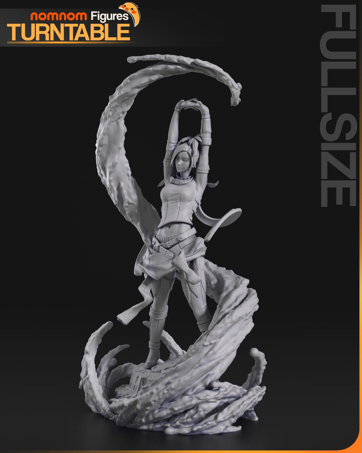 Rikku resin figure