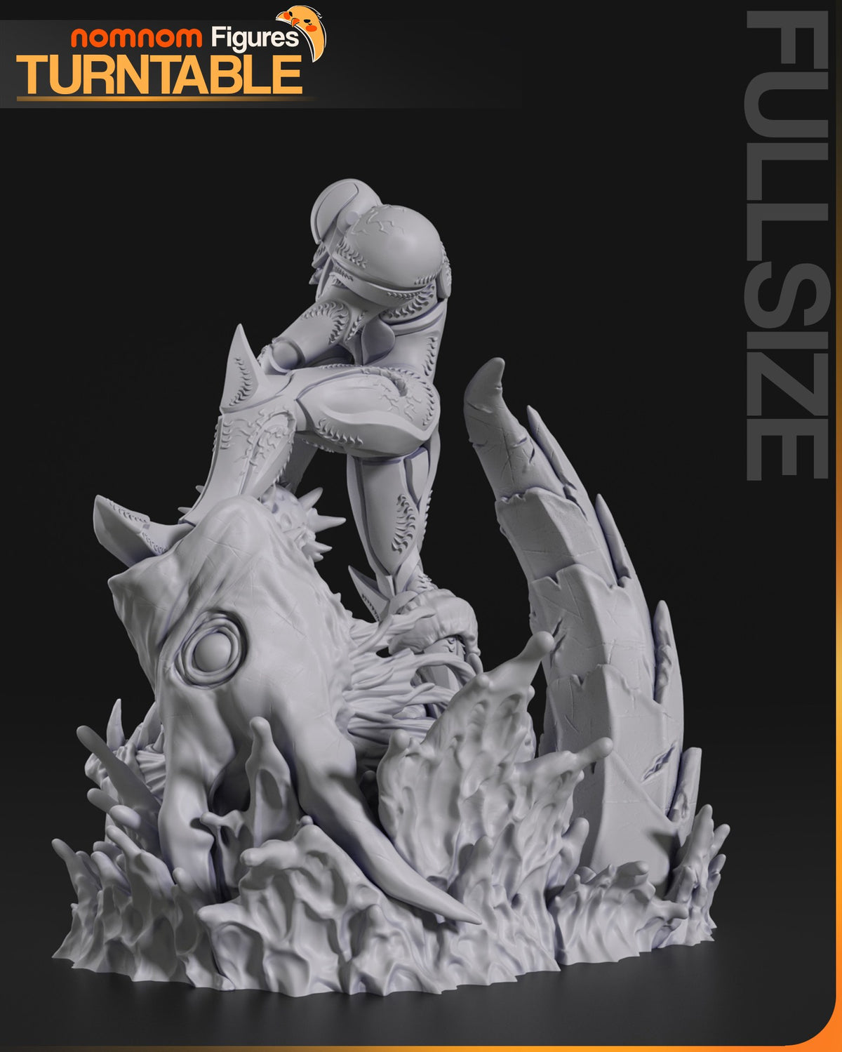 Dark Samus resin figure