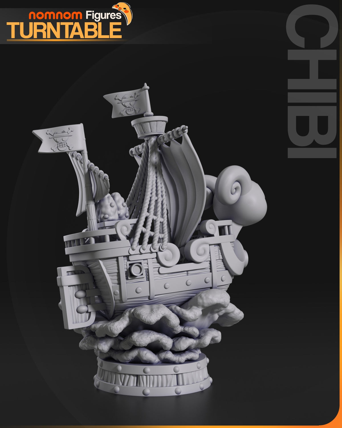 Chibi Going Merry resin figure