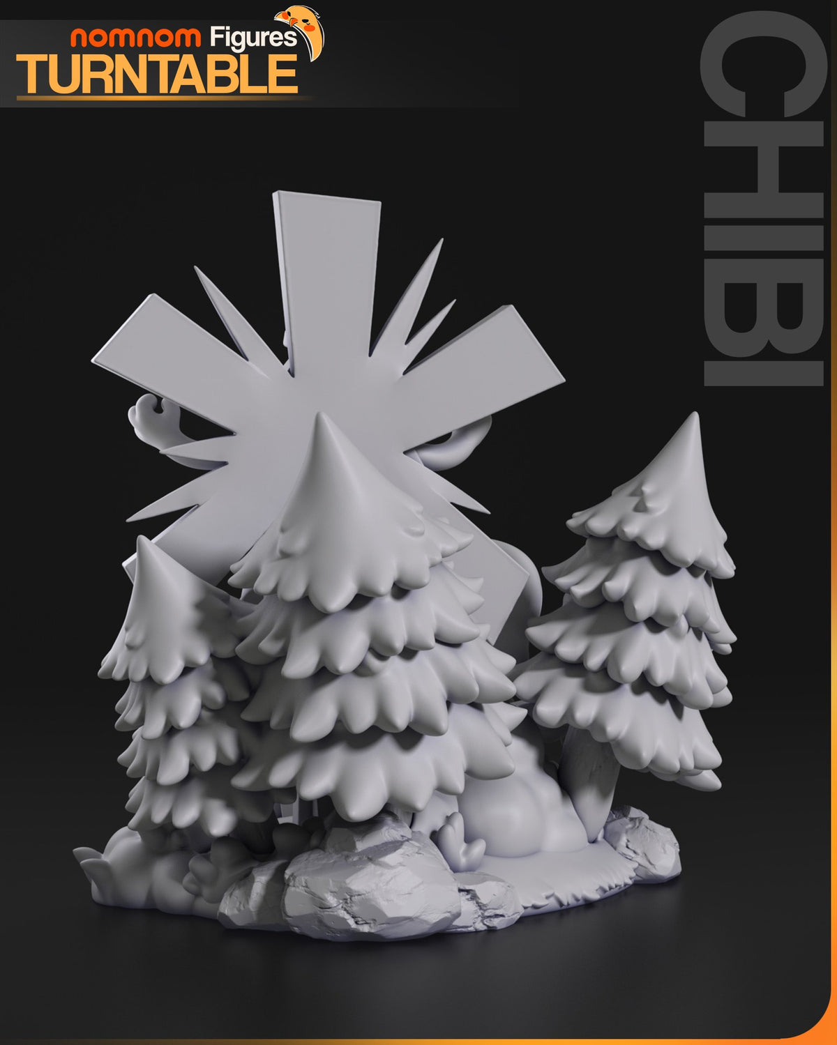 Chibi Bill Cipher resin figure