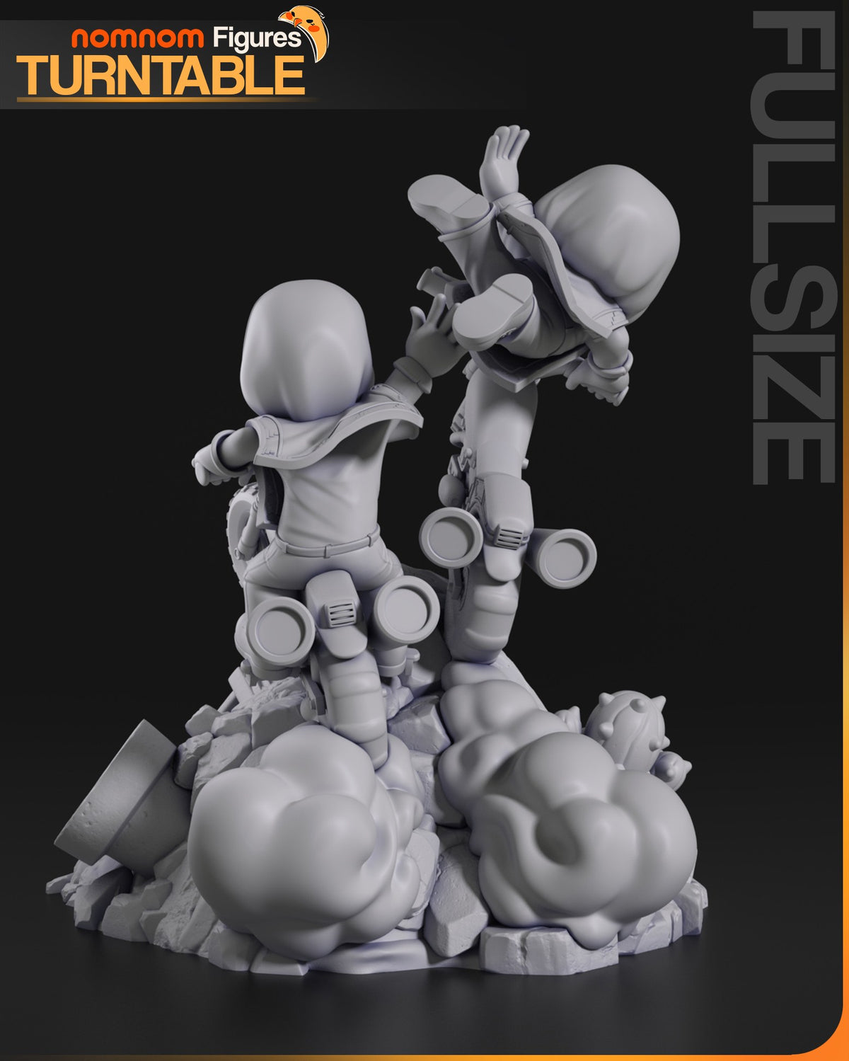 Mario & Luigi (Motorbike Diorama) resin figure