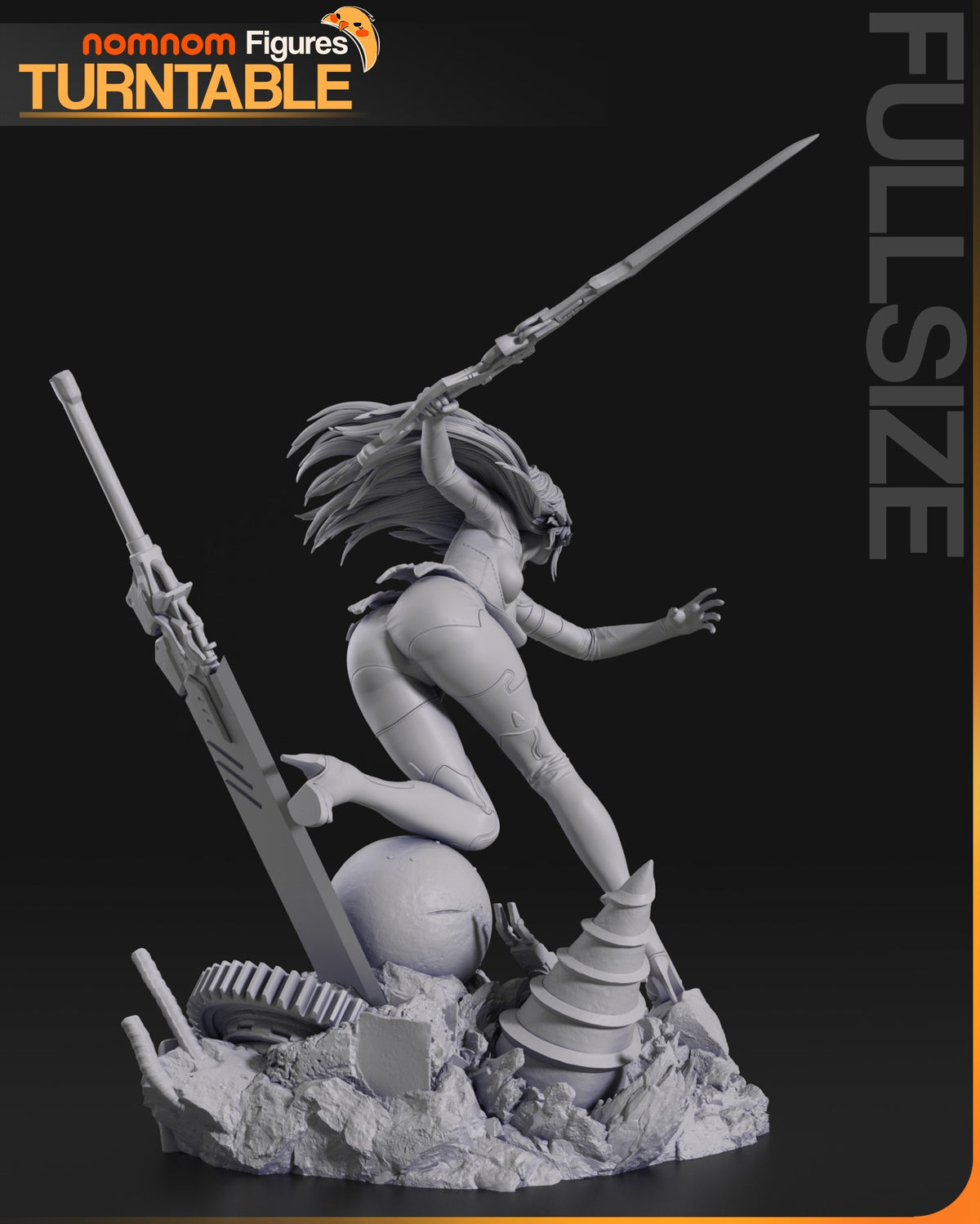 A2 resin figure