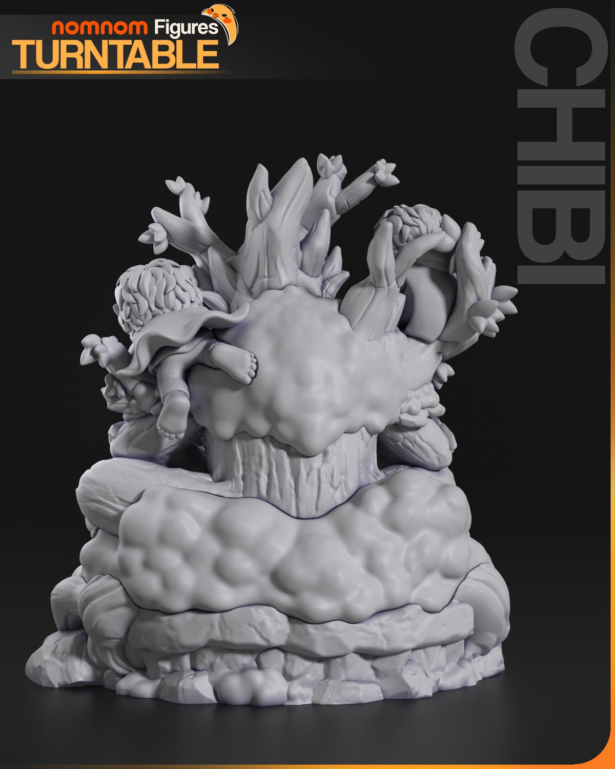 Chibi Treebeard resin figure