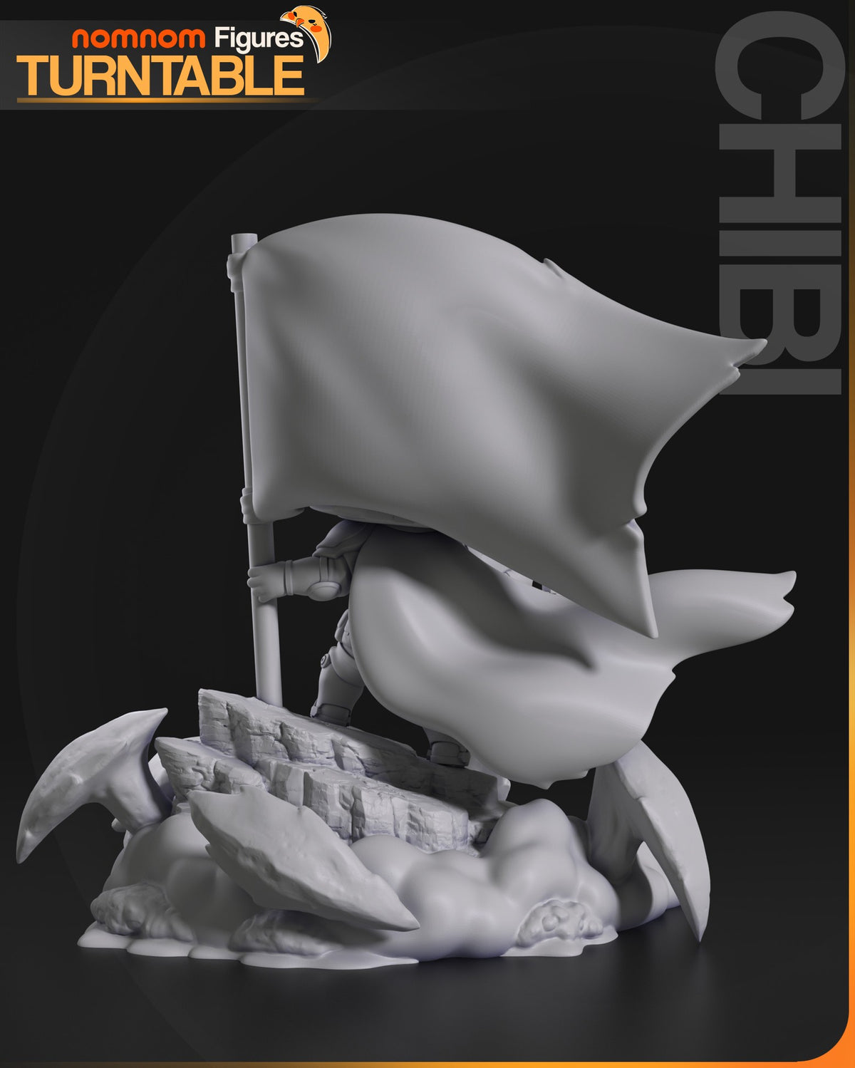 Chibi Helldiver resin figure