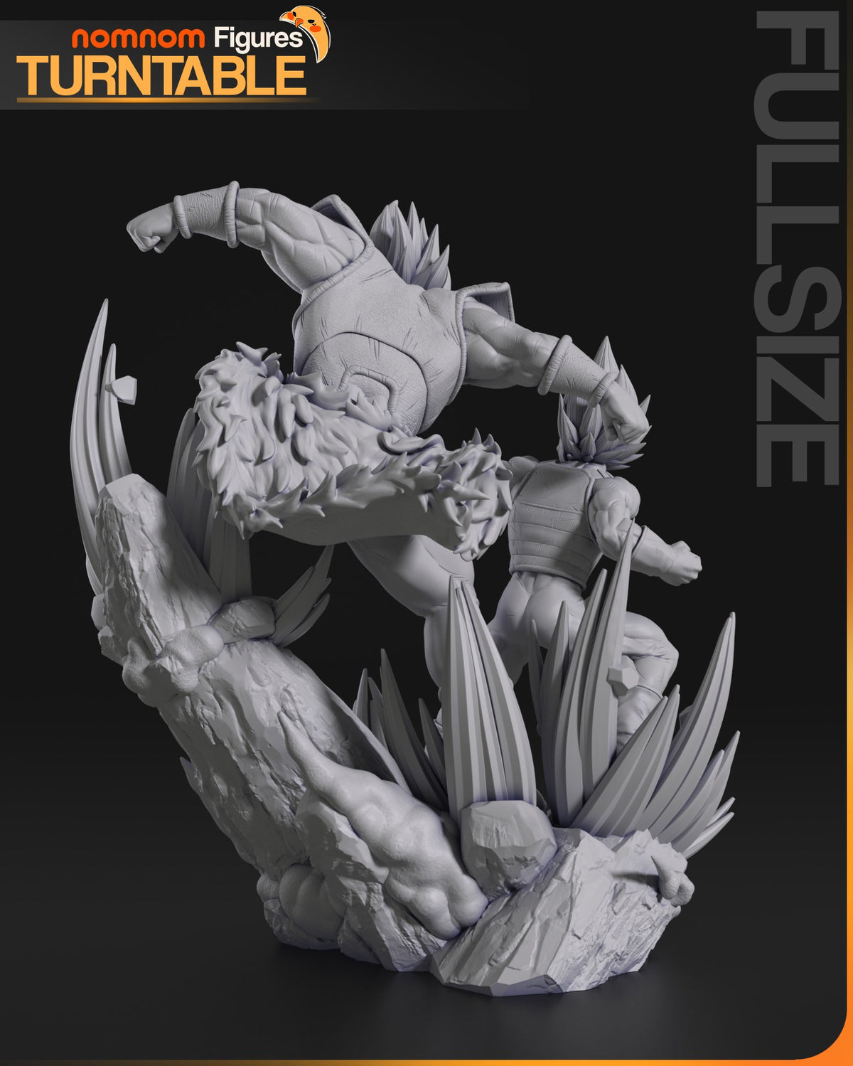 Vegeta vs Broly resin figure