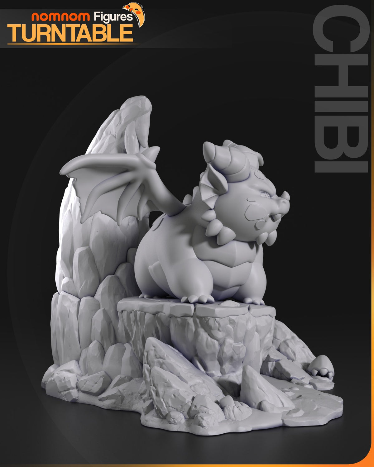 Chibi Themberchaud resin figure