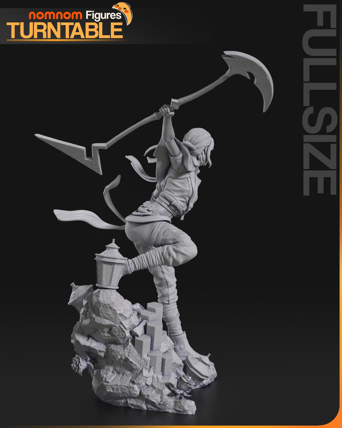 Sciel resin figure