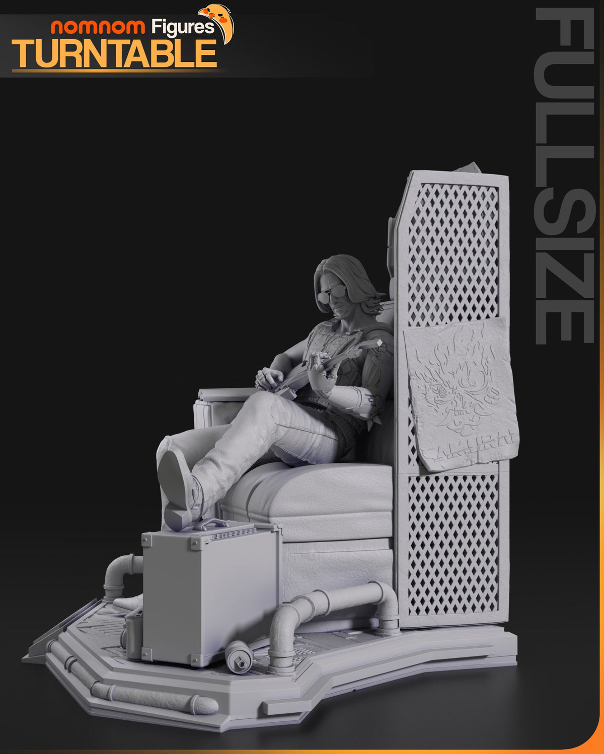 Johnny Silverhand resin figure