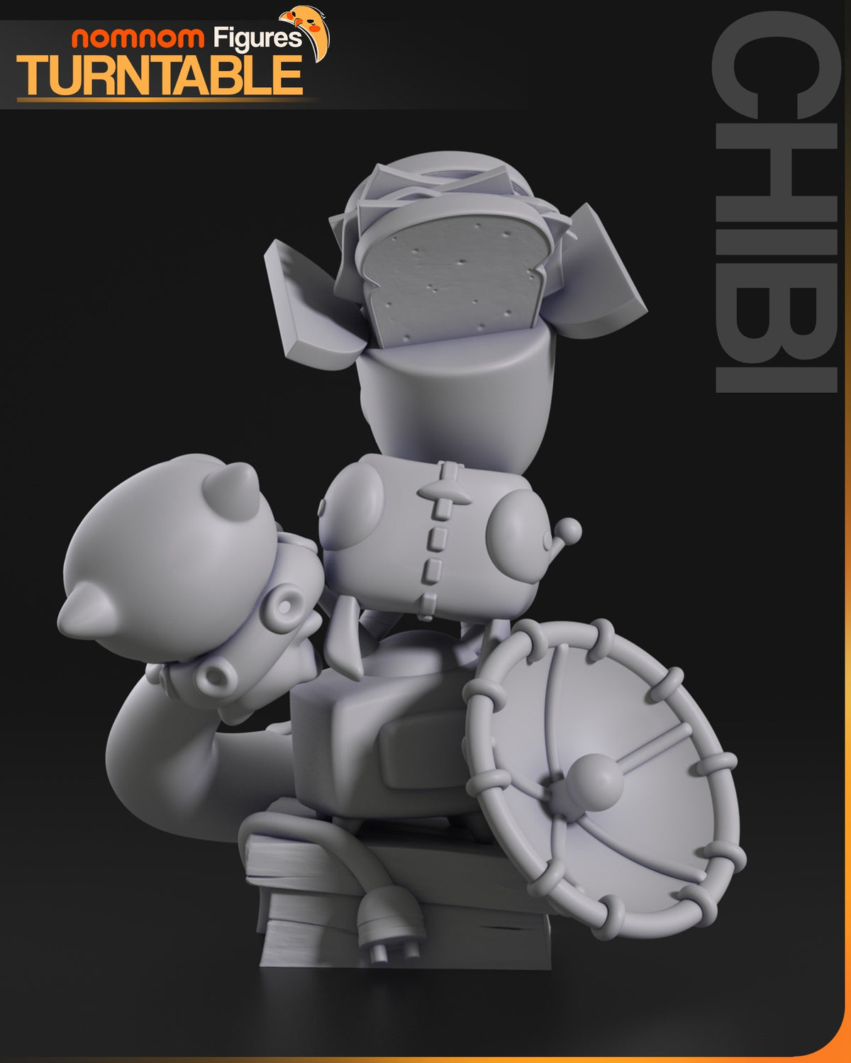 Chibi GIR resin figure