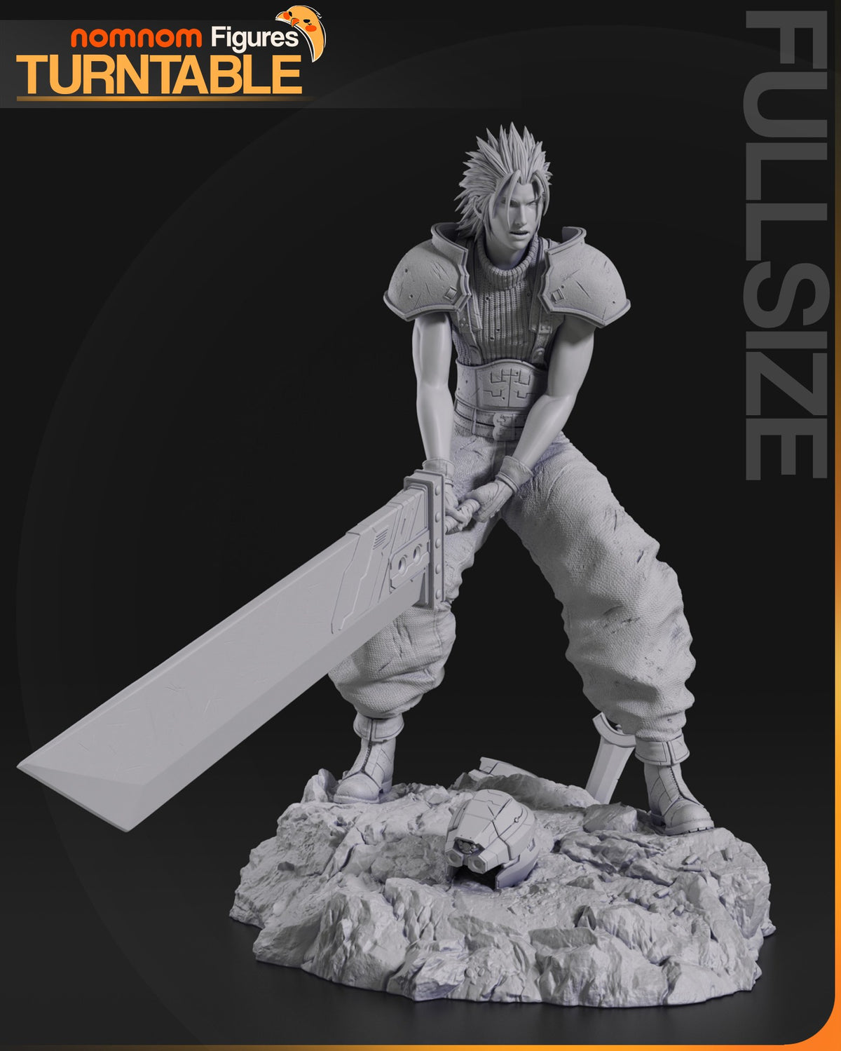 Zack Fair resin figure