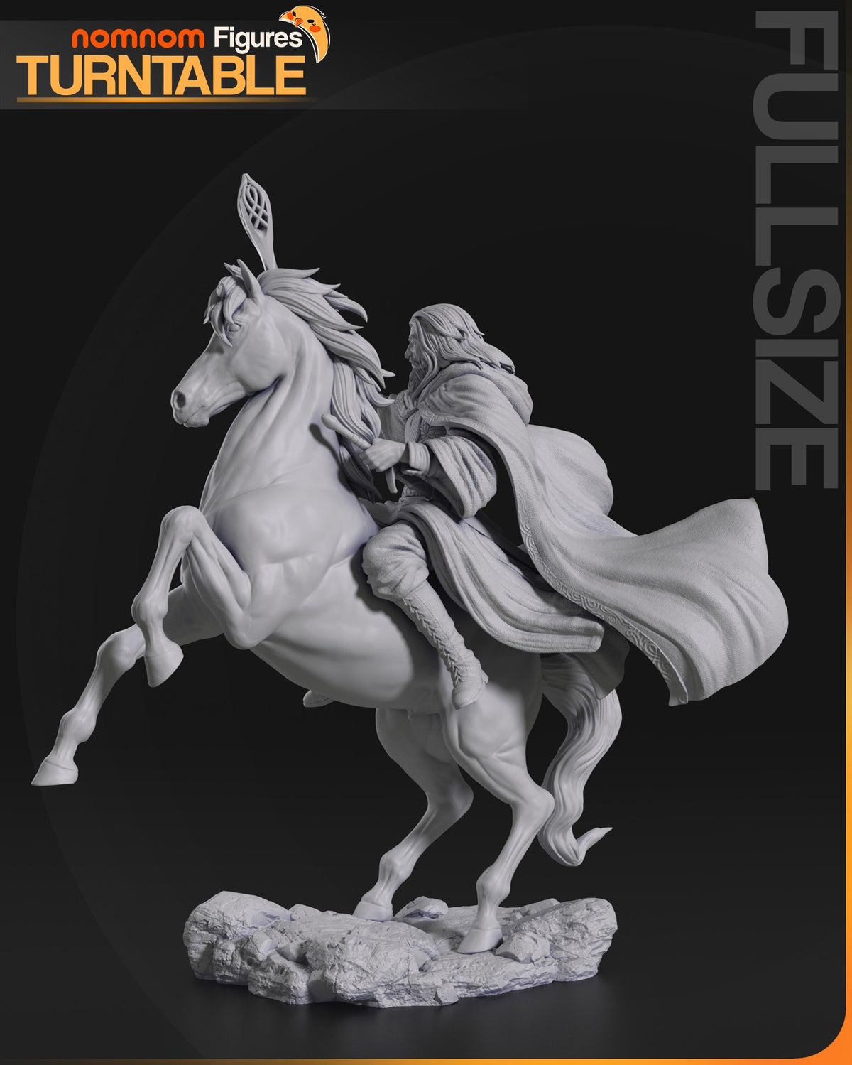 Gandalf the White resin figure