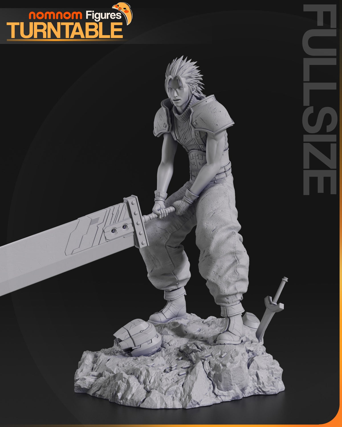 Zack Fair resin figure