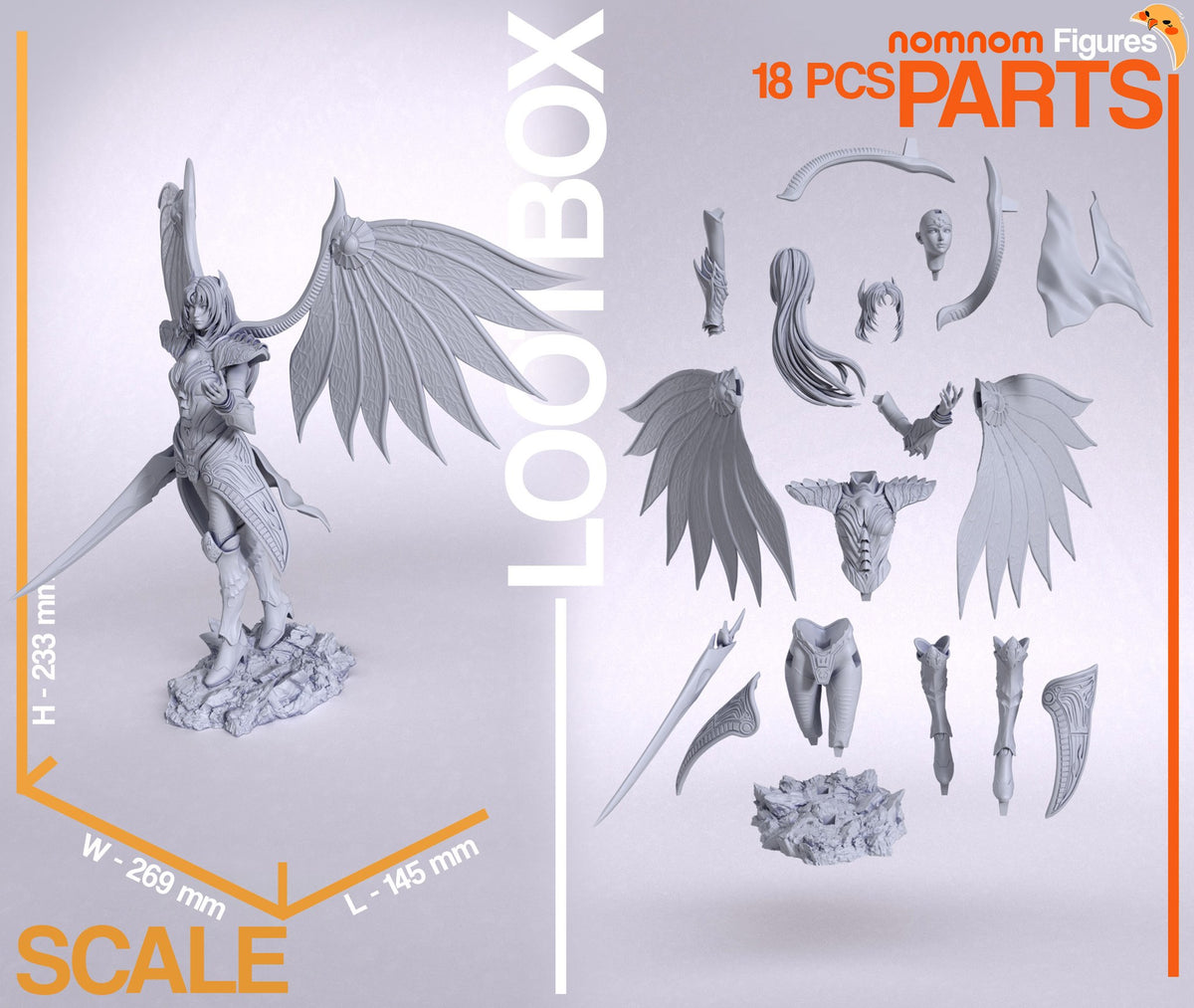Rose resin figure
