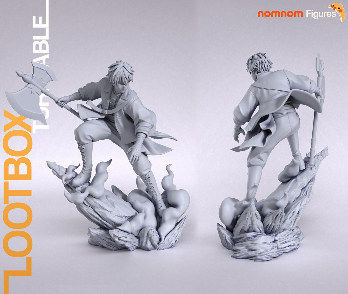 Stark resin figure