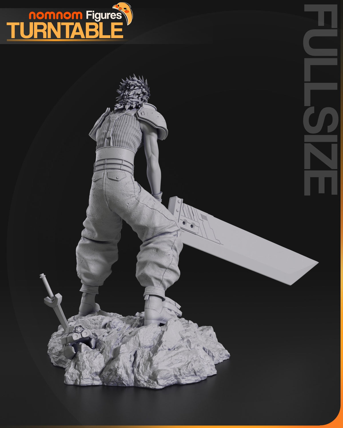 Zack Fair resin figure