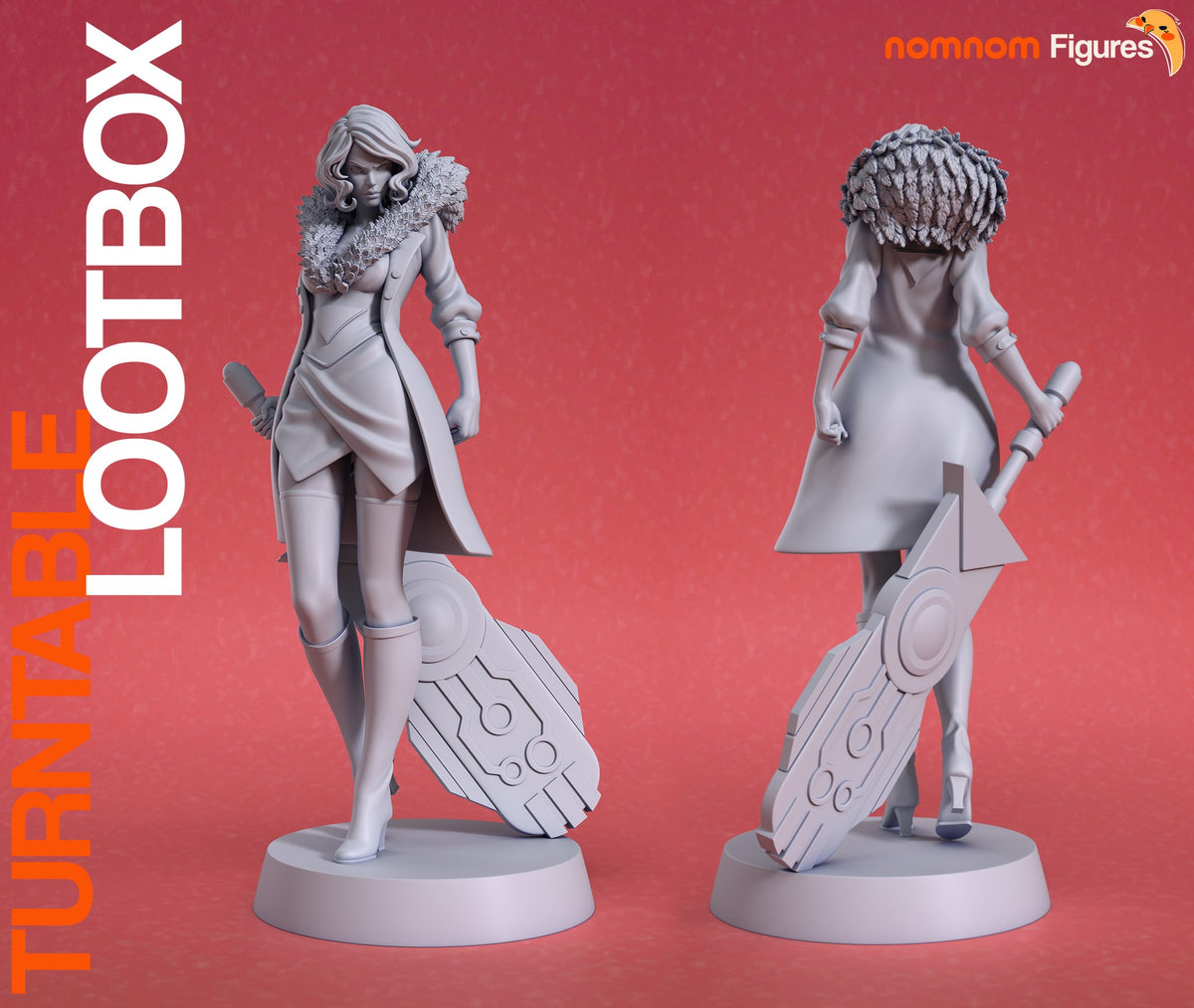 Red (Transistor) resin figure