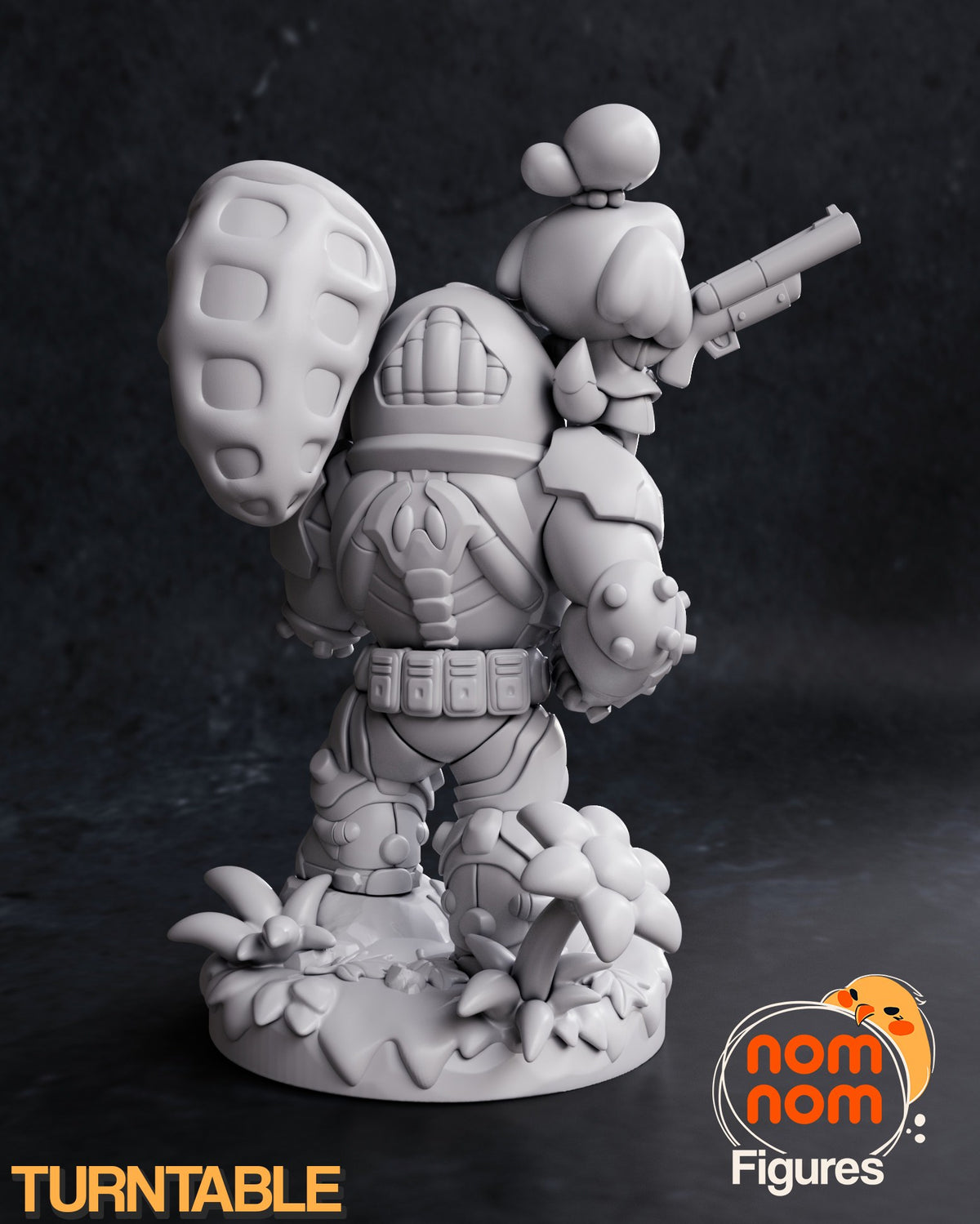 Chibi Isabelle & Doom Slayer resin figure