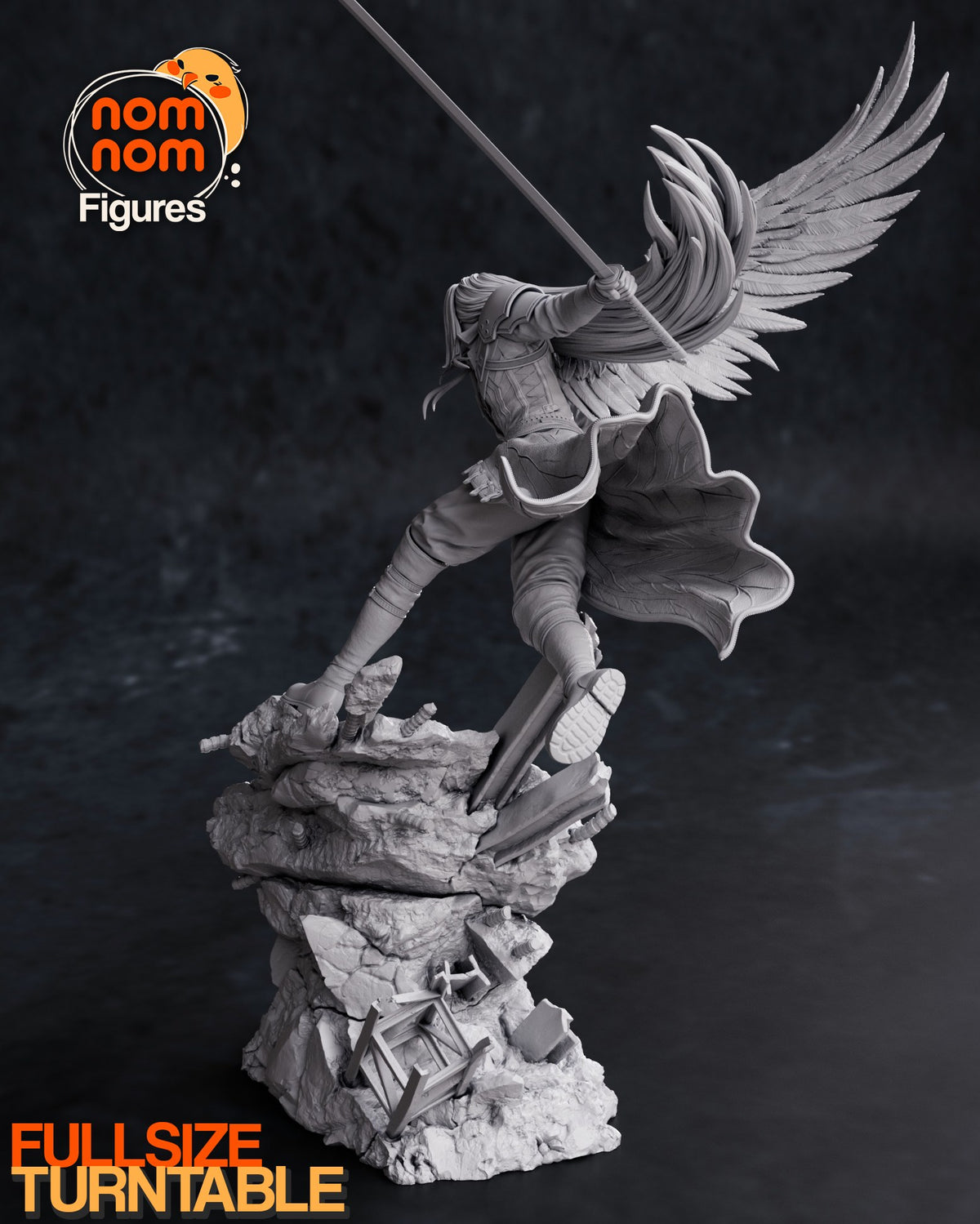 Sephiroth resin figure