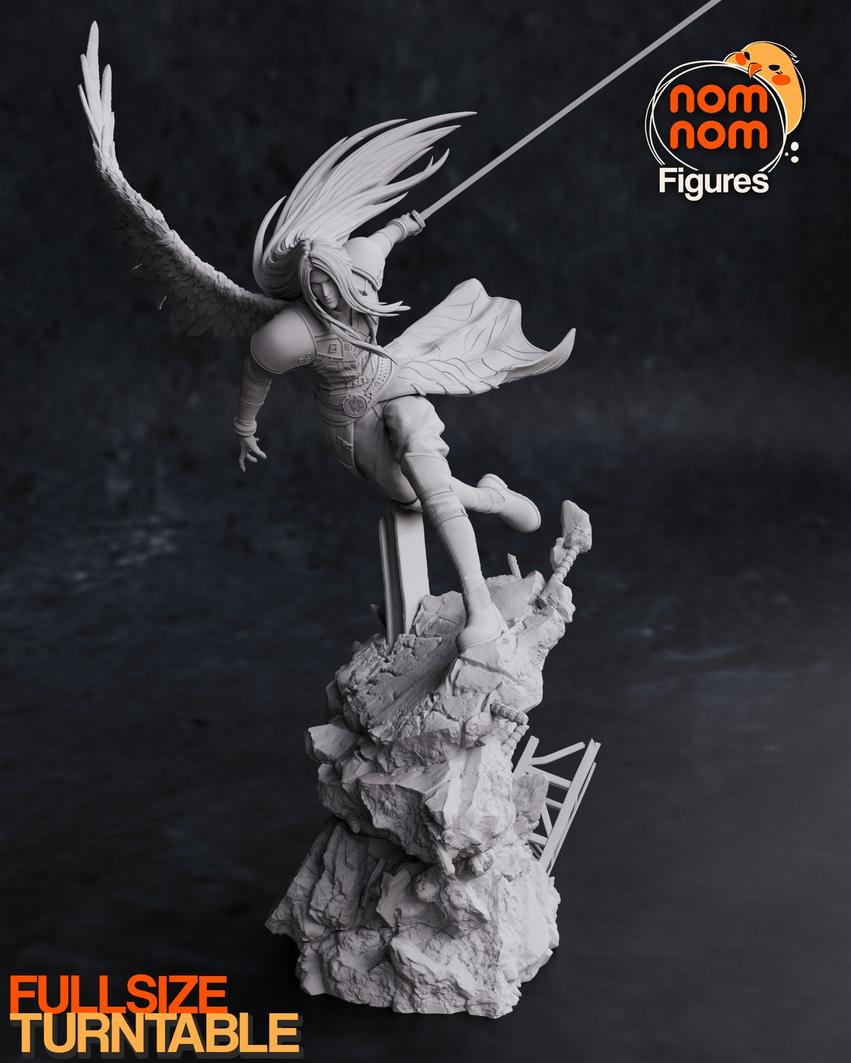 Sephiroth resin figure