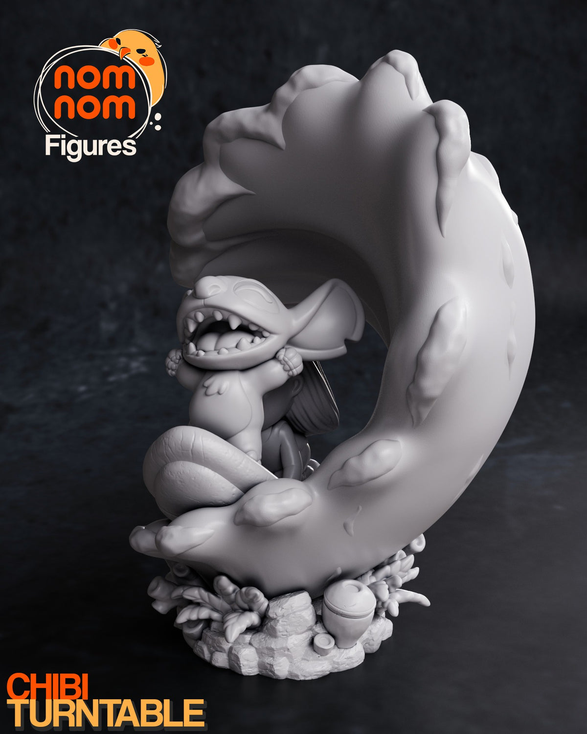 Chibi Lilo & Stitch resin figure
