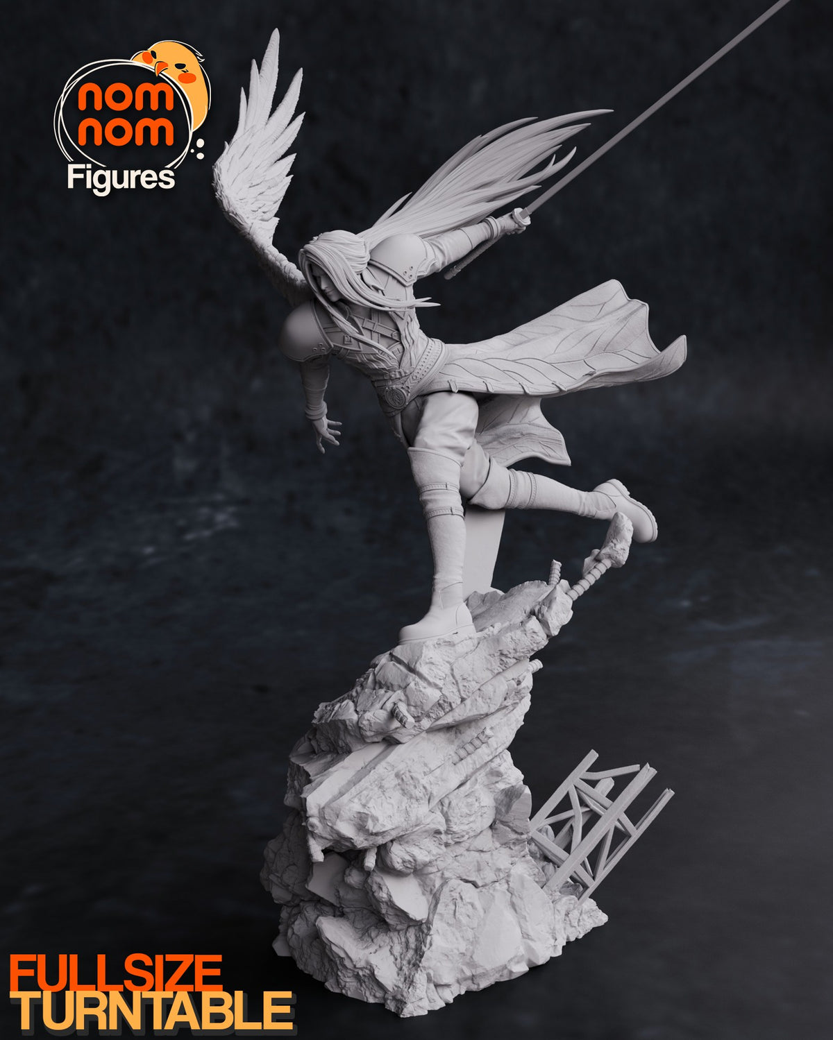 Sephiroth resin figure