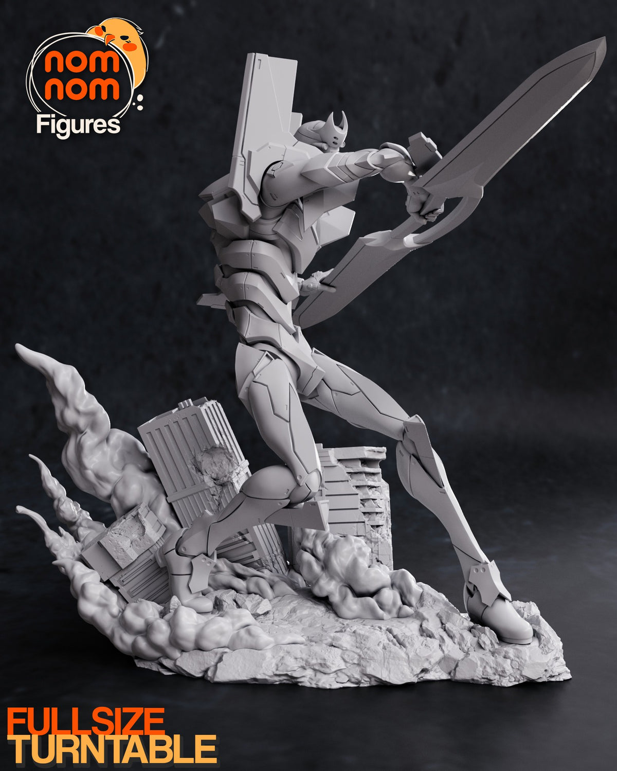 Evangelion Unit-02 resin figure