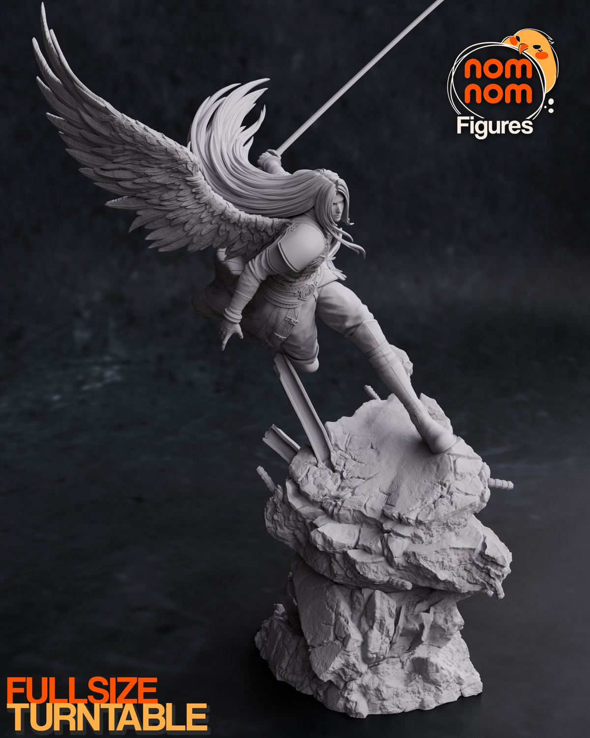 Sephiroth resin figure