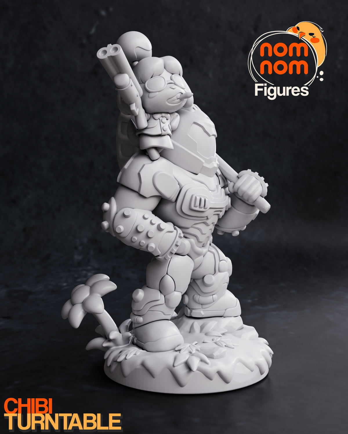 Chibi Isabelle & Doom Slayer resin figure
