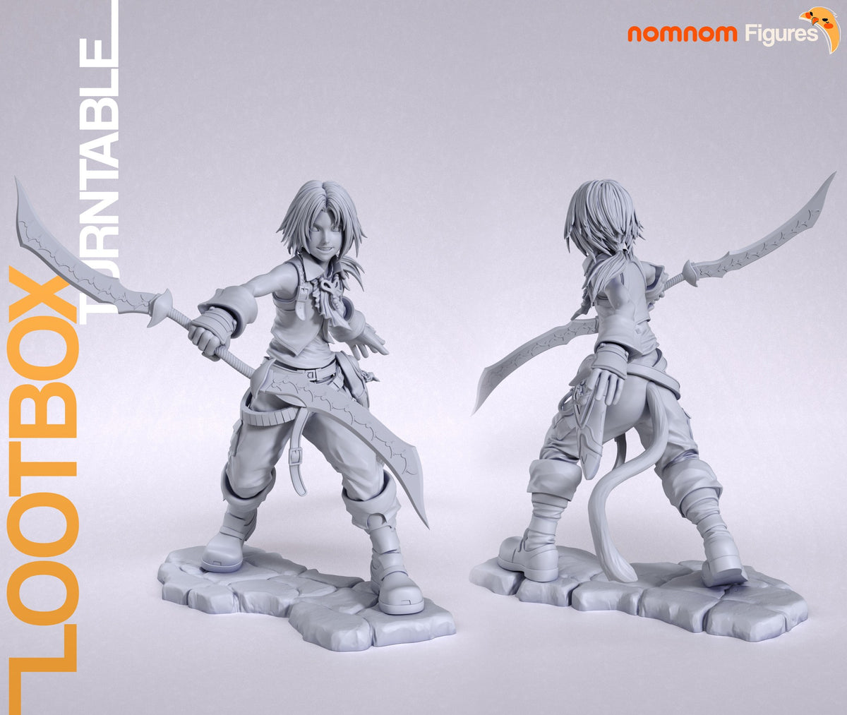 Zidane Tribal resin figure