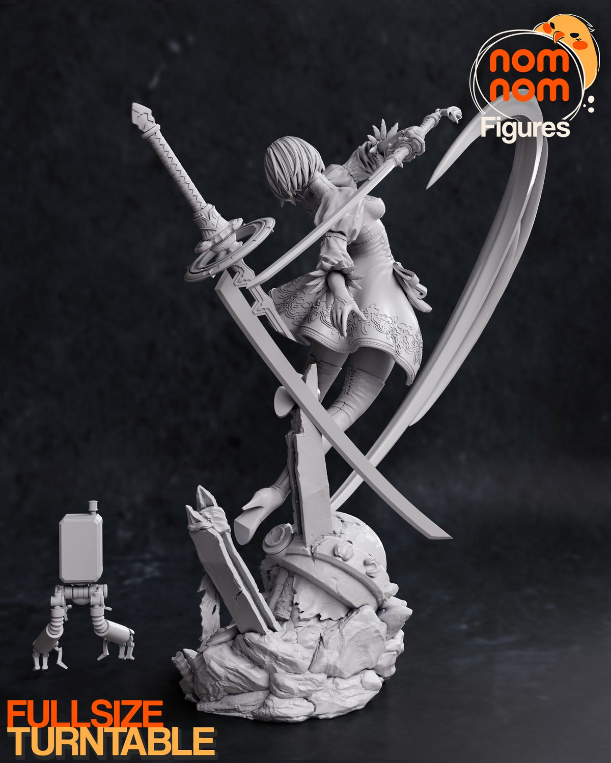 2B resin figure