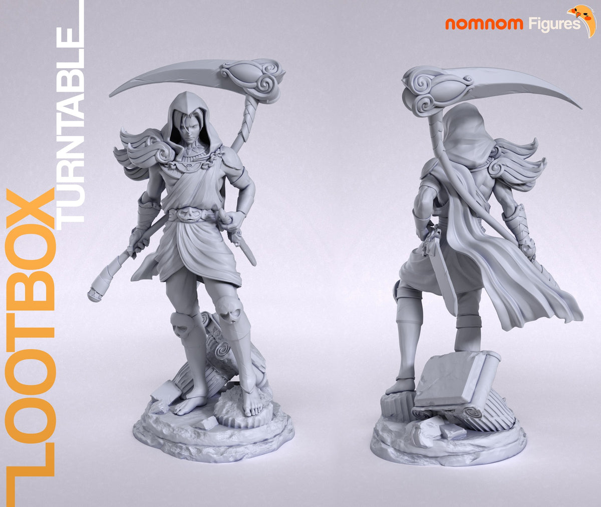 Thanatos resin figure