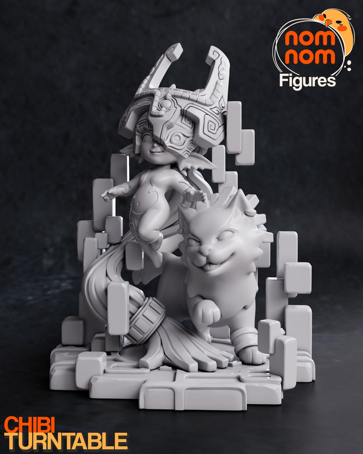 Chibi Midna resin figure