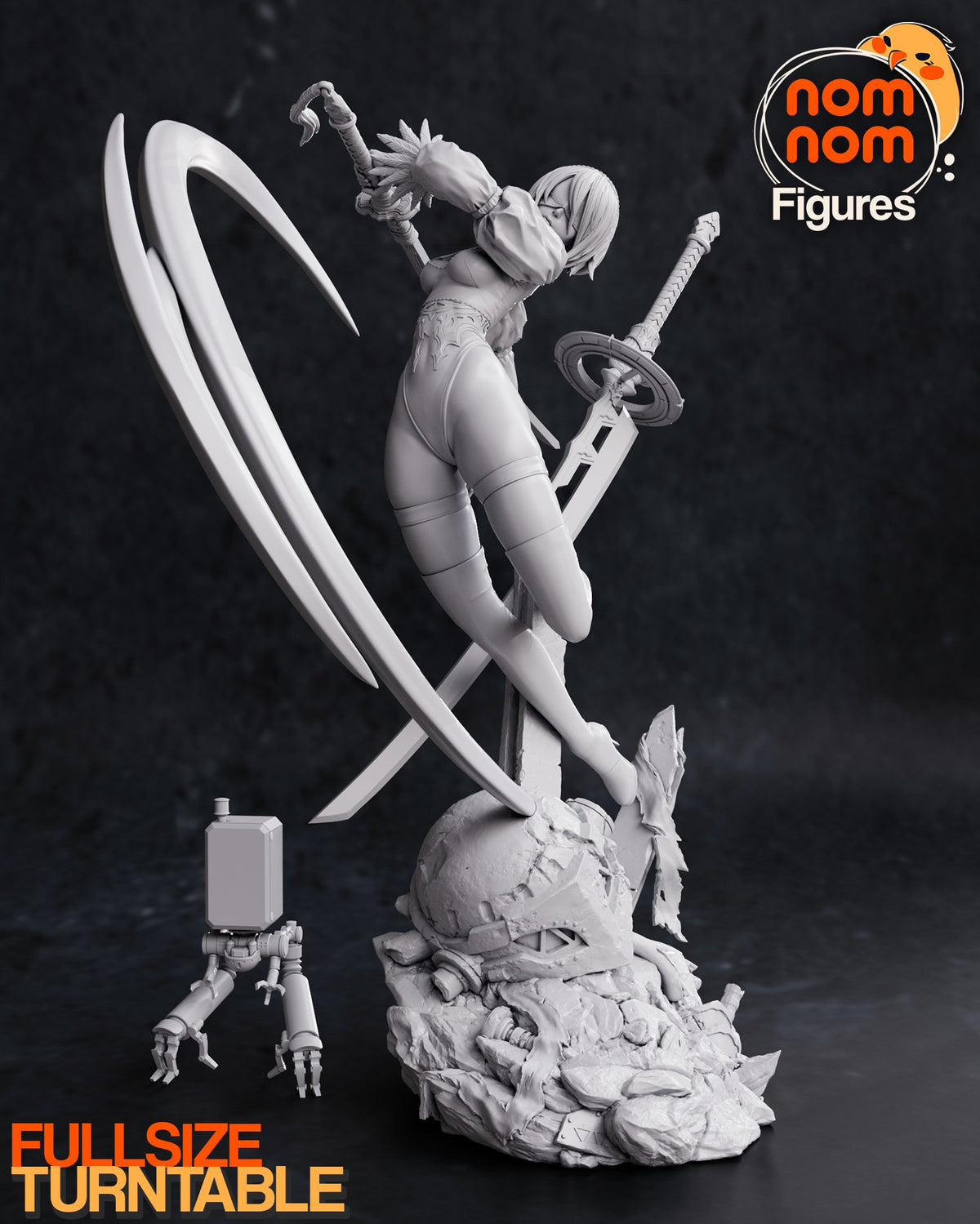 2B resin figure