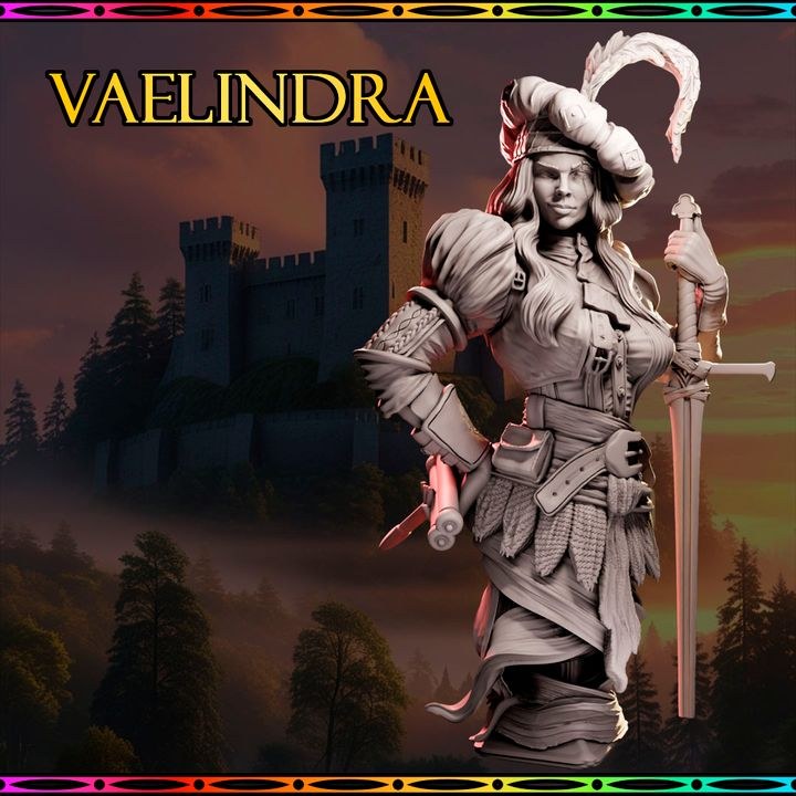 Vaelindra resin figure