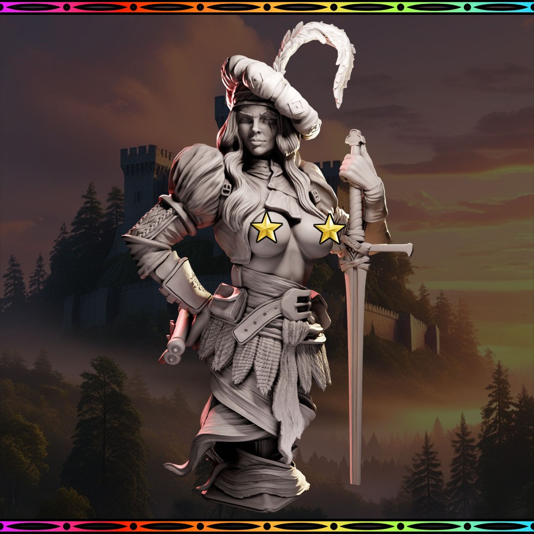 Vaelindra resin figure