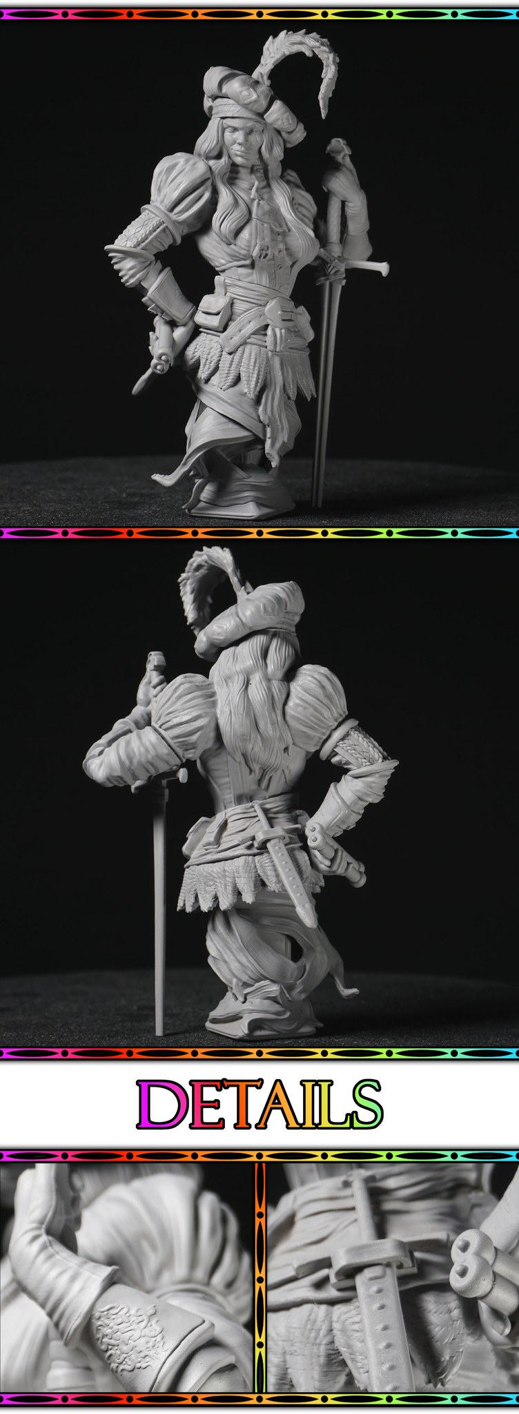 Vaelindra resin figure