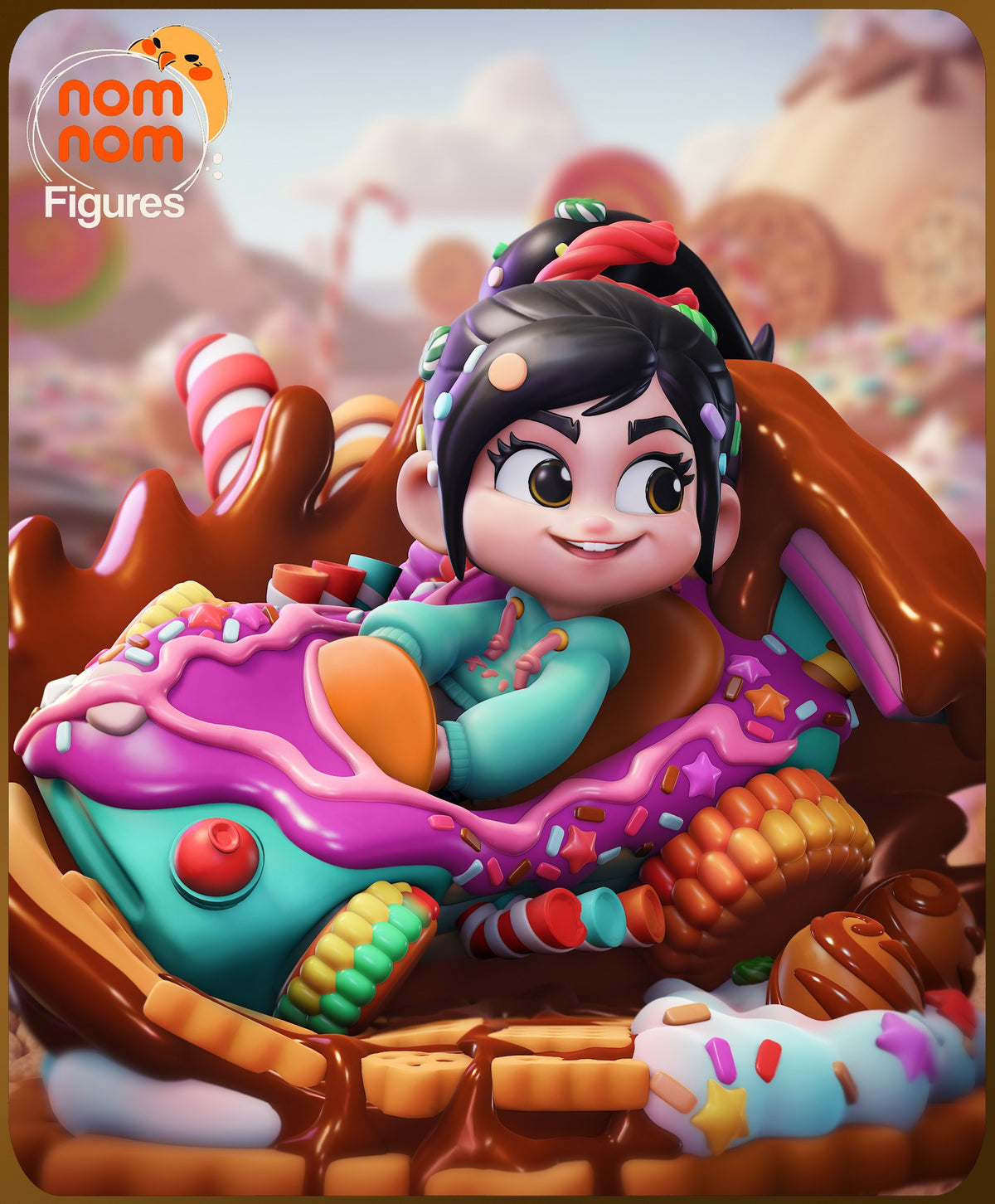Chibi Vanellope resin figure