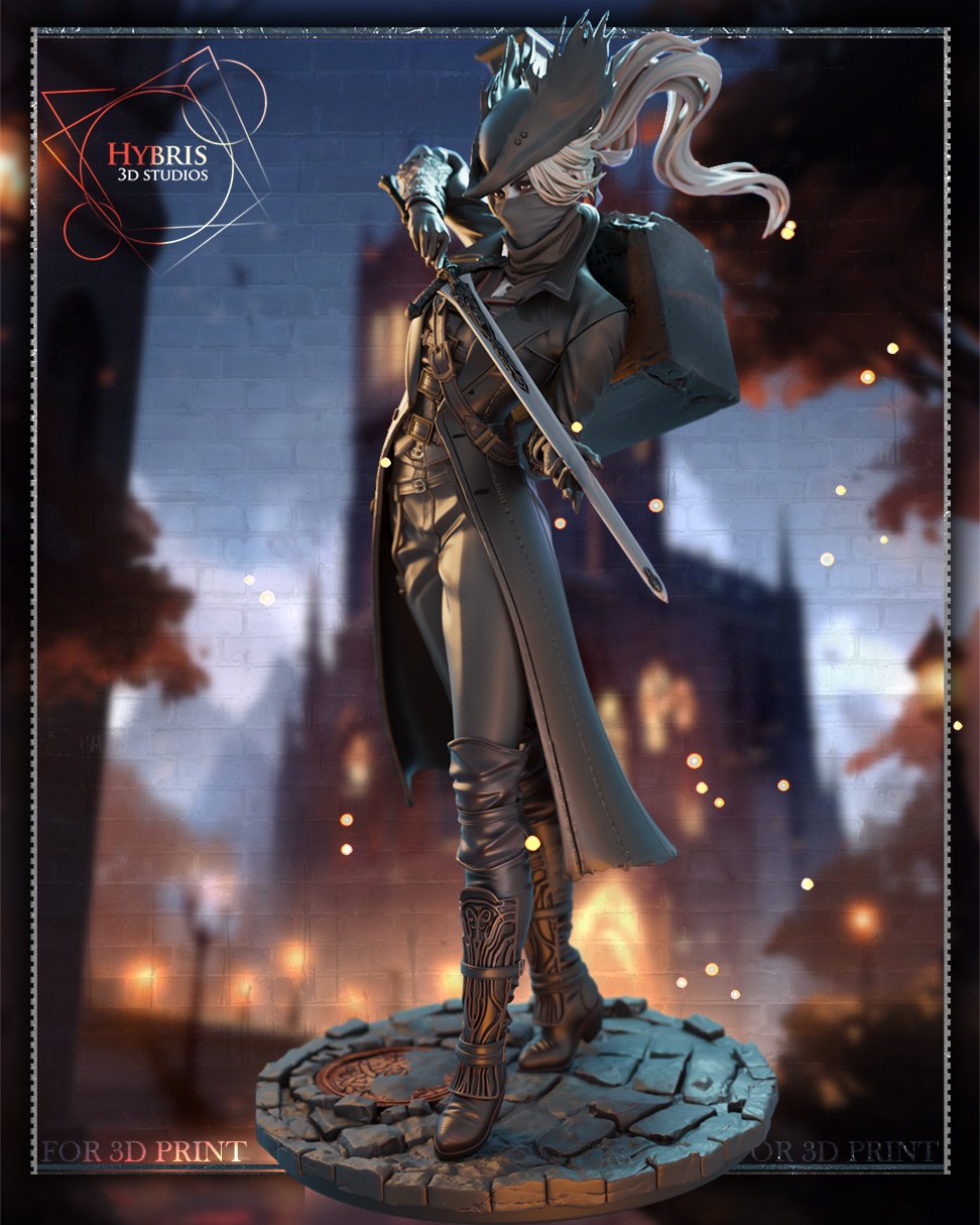 Female Hunter resin figure