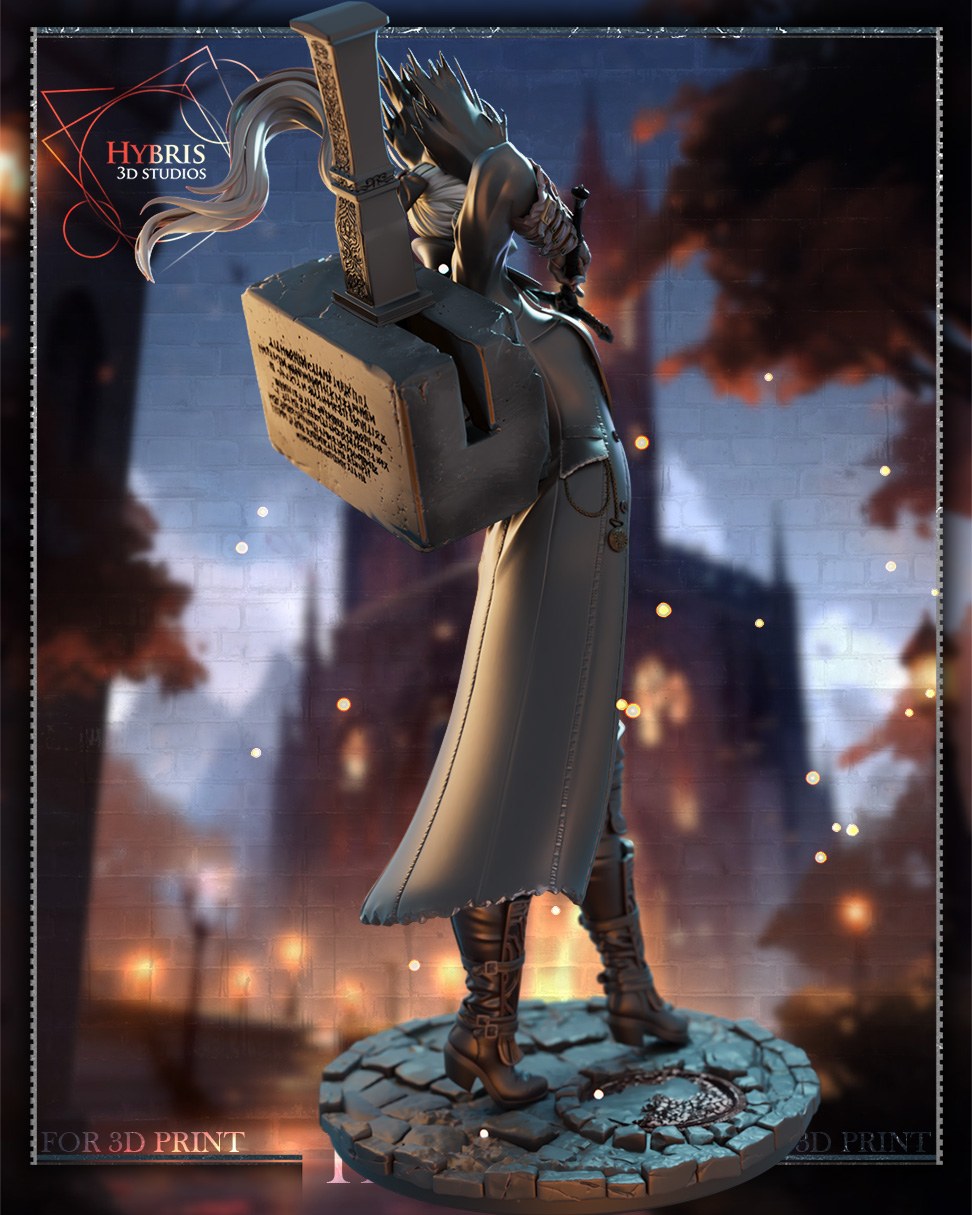 Female Hunter resin figure