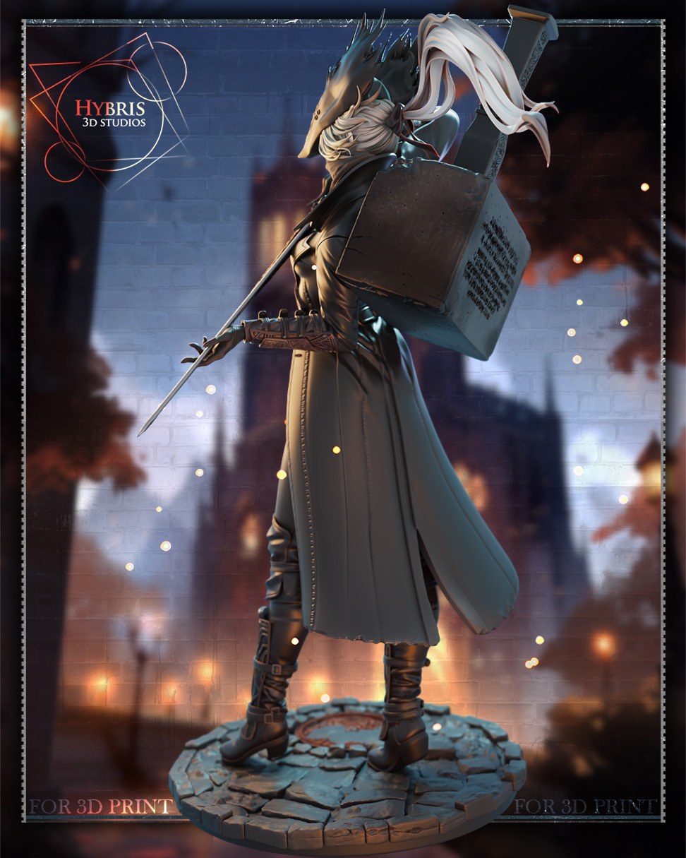 Female Hunter resin figure
