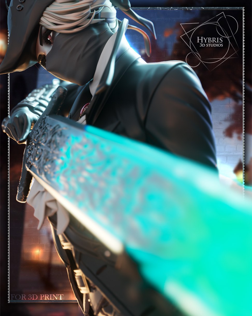 Female Hunter resin figure