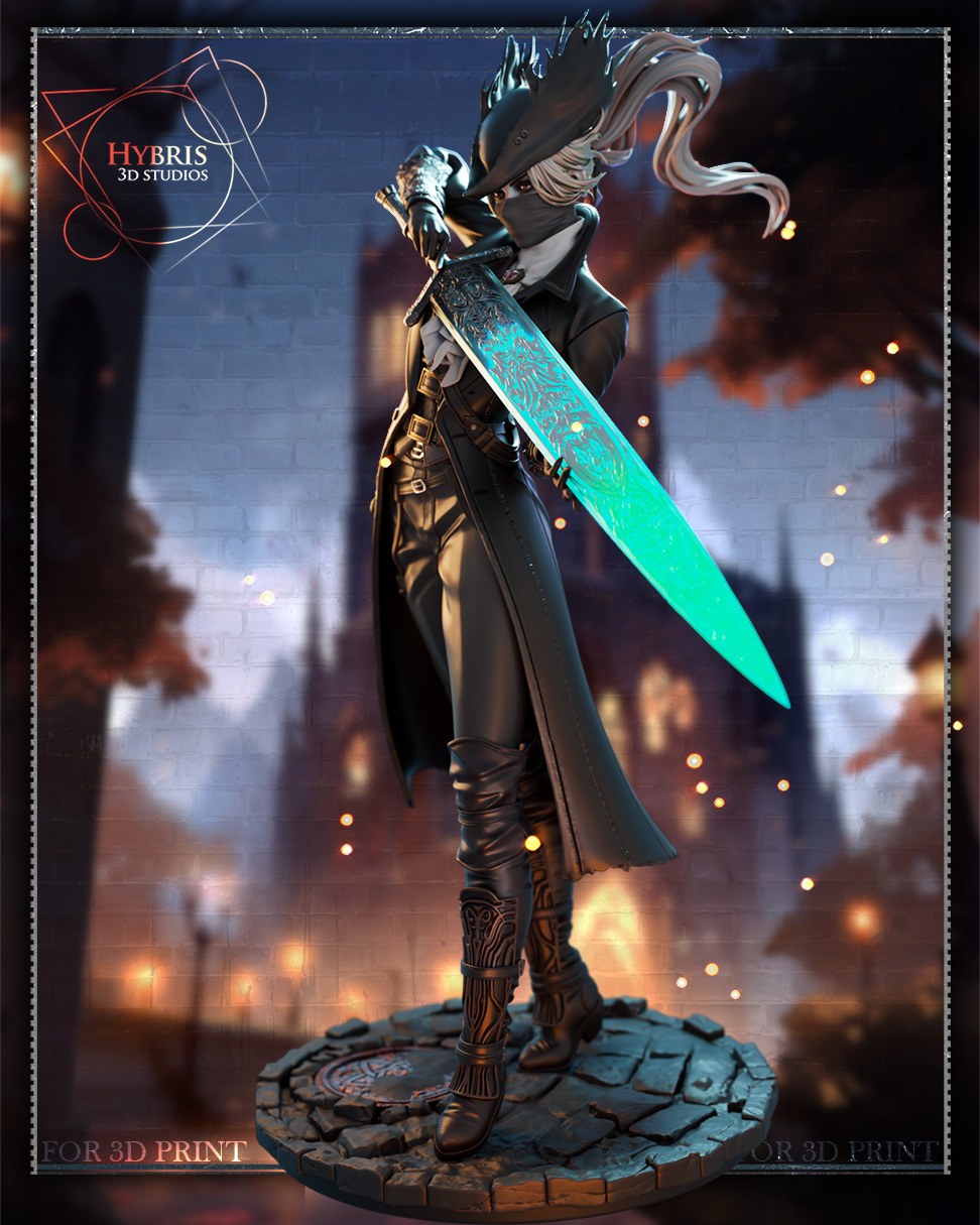 Female Hunter resin figure