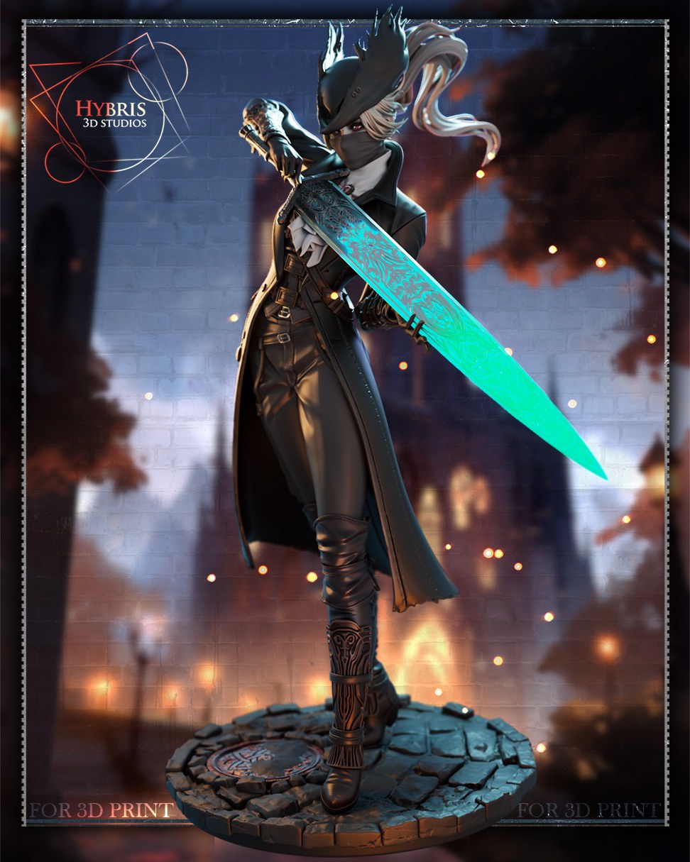 Female Hunter resin figure