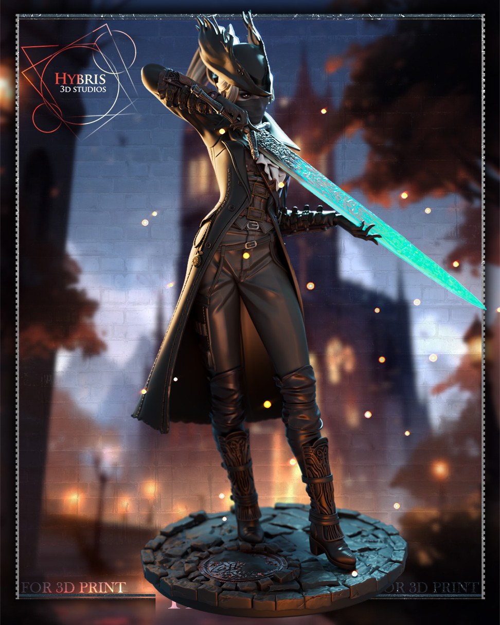 Female Hunter resin figure