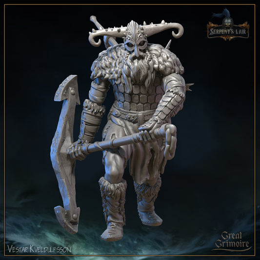 Vestar Kveldulfsson resin figure