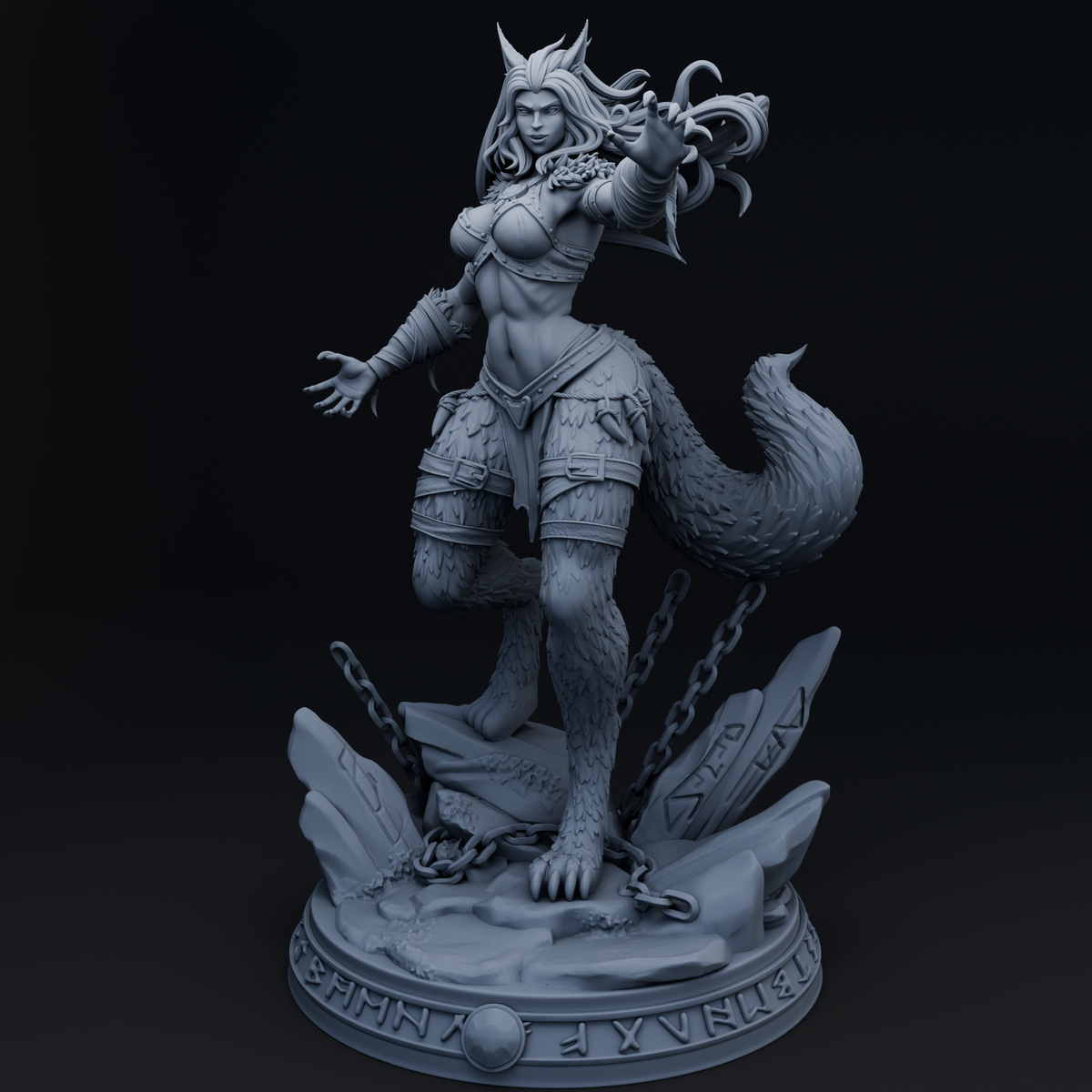 Fenira resin figure