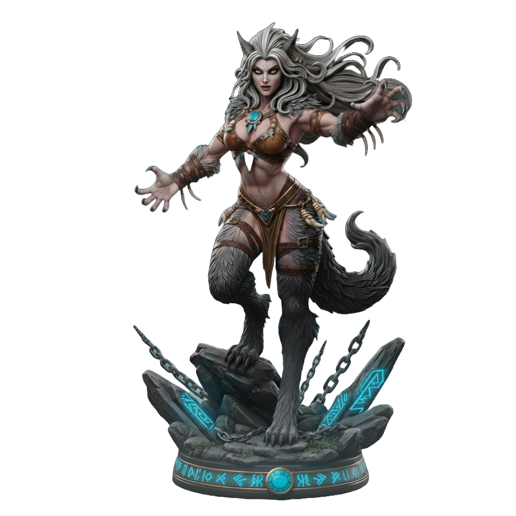 Fenira resin figure