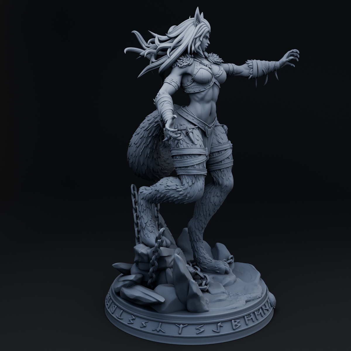 Fenira resin figure