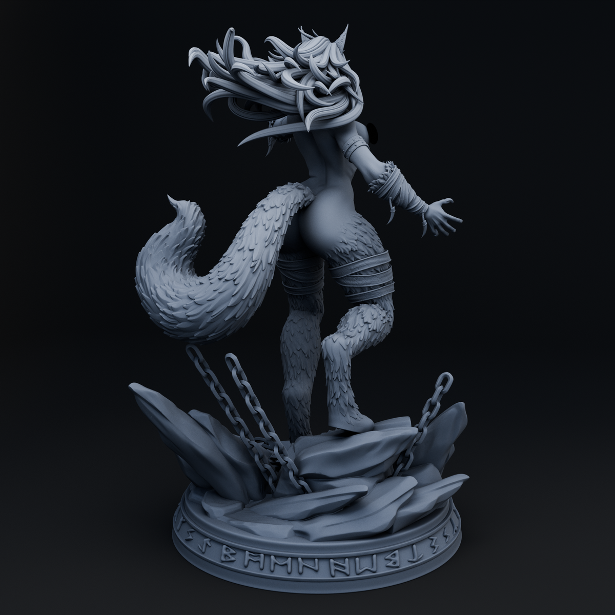 Fenira resin figure